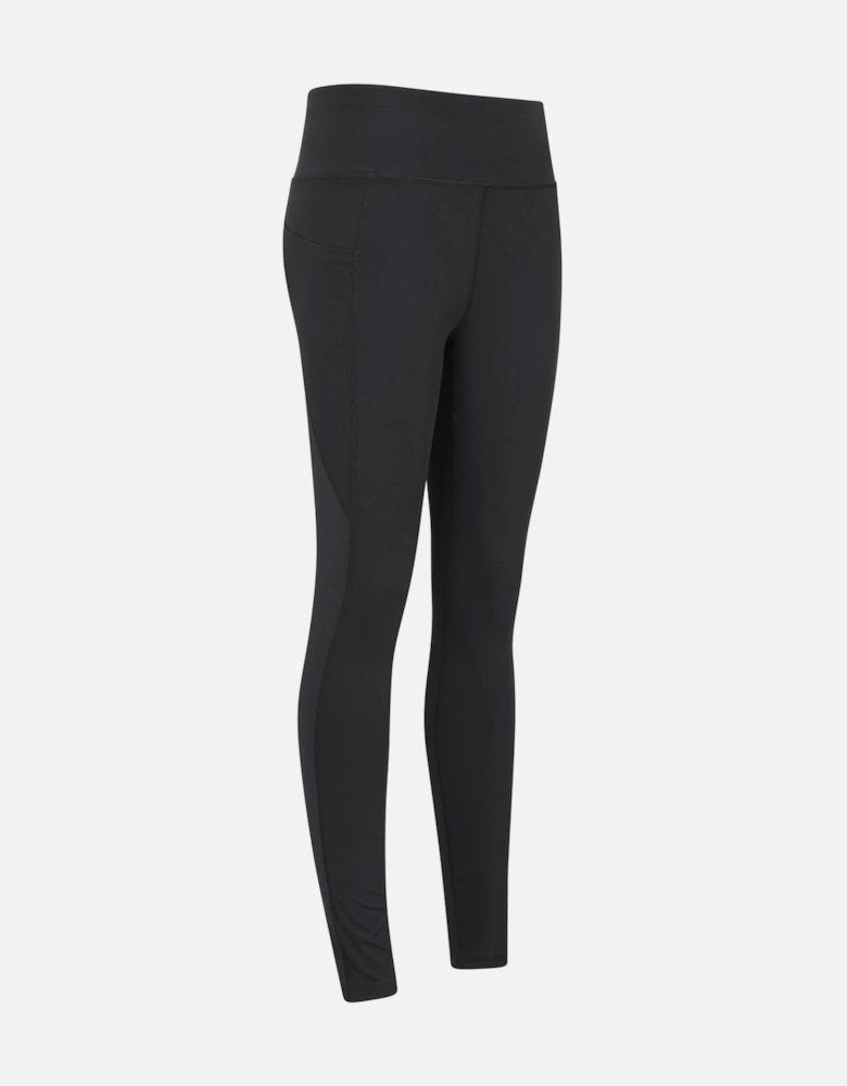 Womens/Ladies Blackout High Waist Leggings