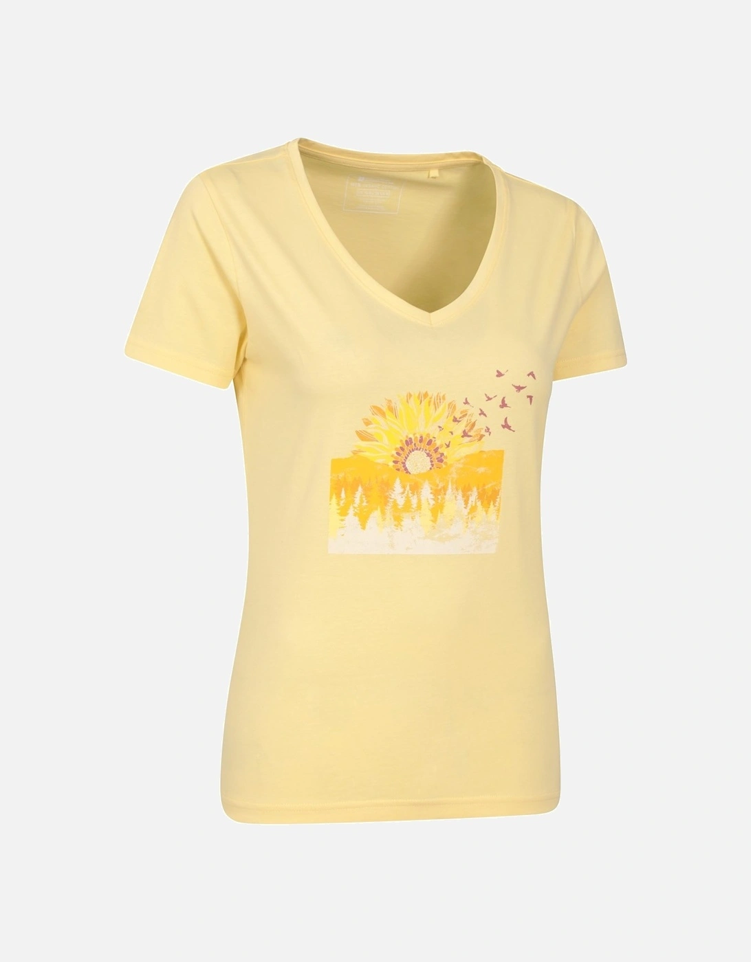 Womens/Ladies Sunflower T-Shirt