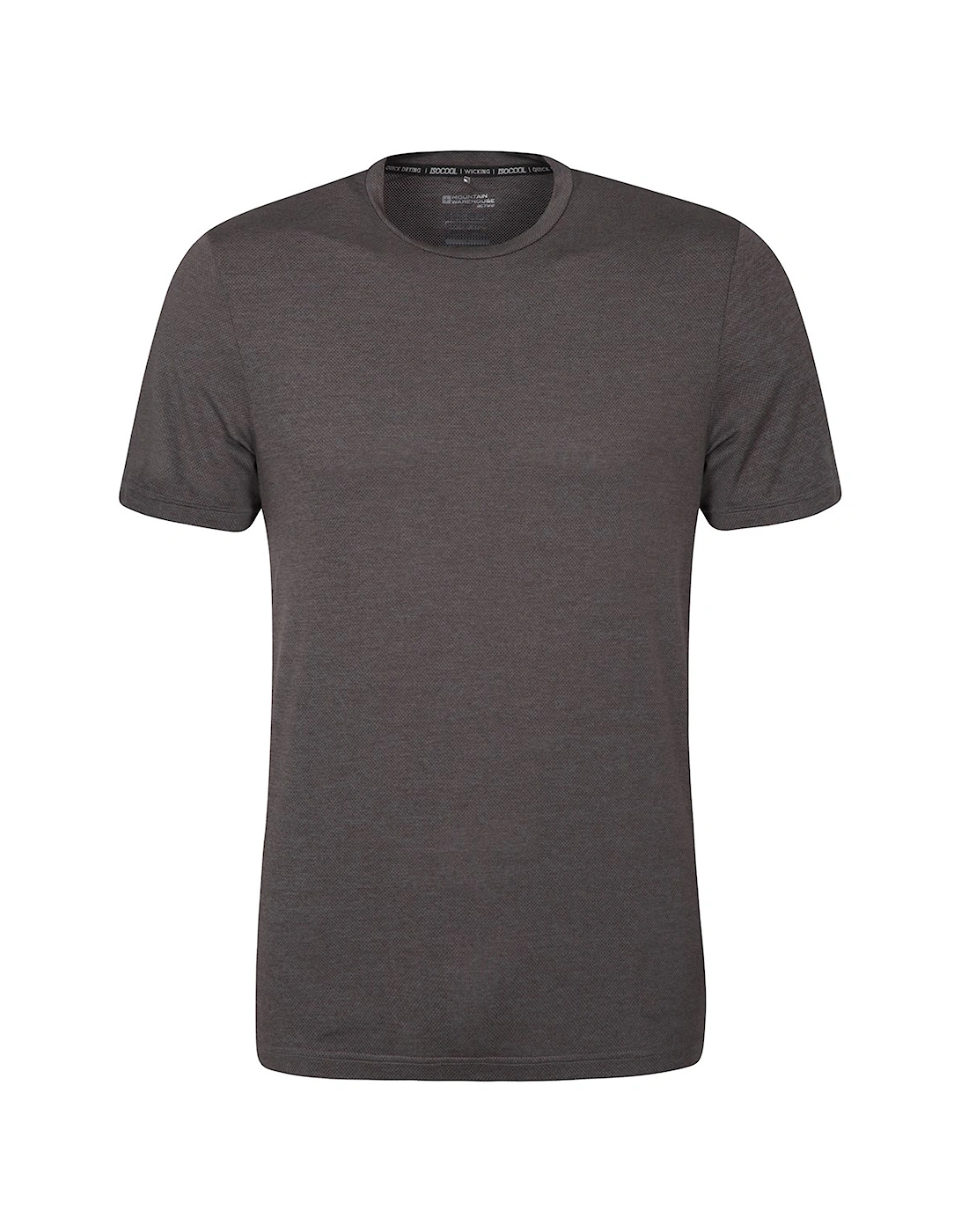Mountain Warehouse Men's Black Agra Melange T-Shirt - Size: 32