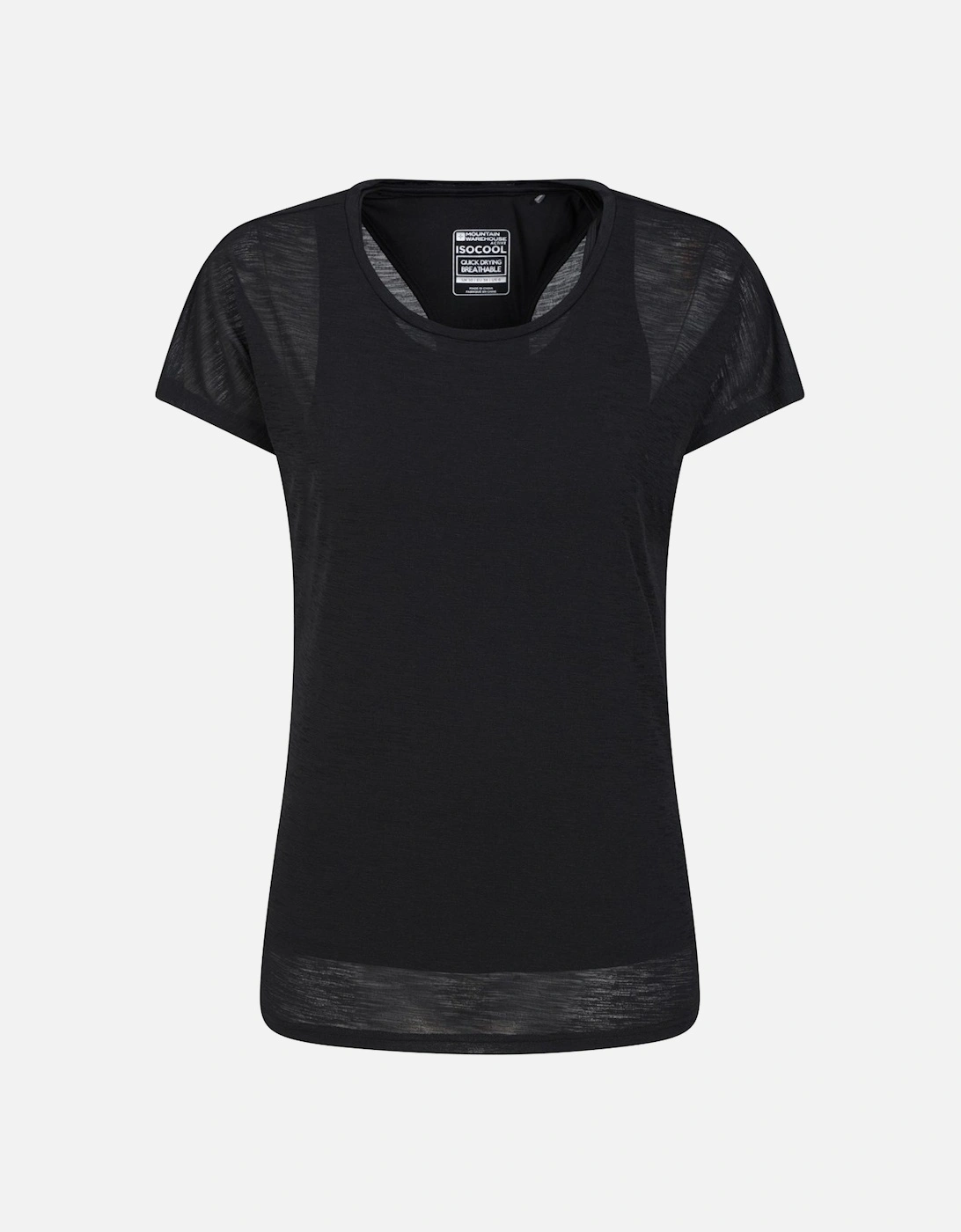Womens/Ladies Double Layered T-Shirt, 4 of 3