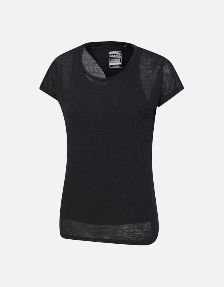 Womens/Ladies Double Layered T-Shirt