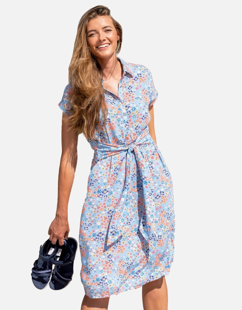 Womens/Ladies Vienna Floral Shirt Dress