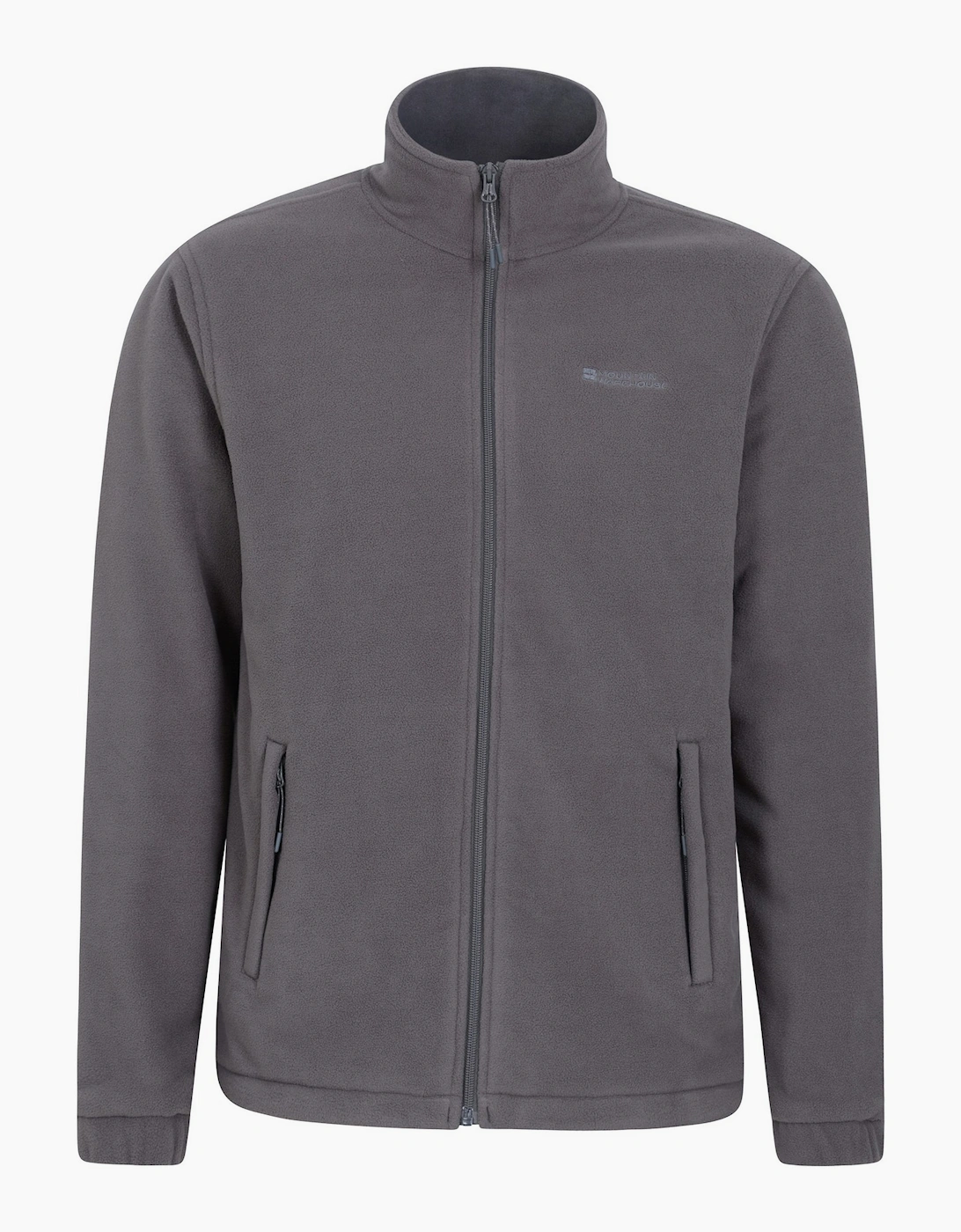 Mountain Warehouse Men's Mountain Warehouse Mens Bernard II Windproof Fleece Jacket - Grey