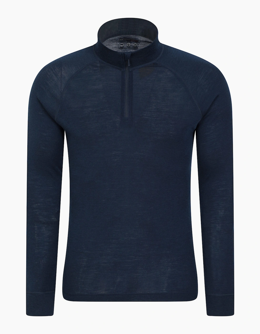 Mountain Warehouse Men's Navy Merino Ii Base Layer Top - Size: Xs