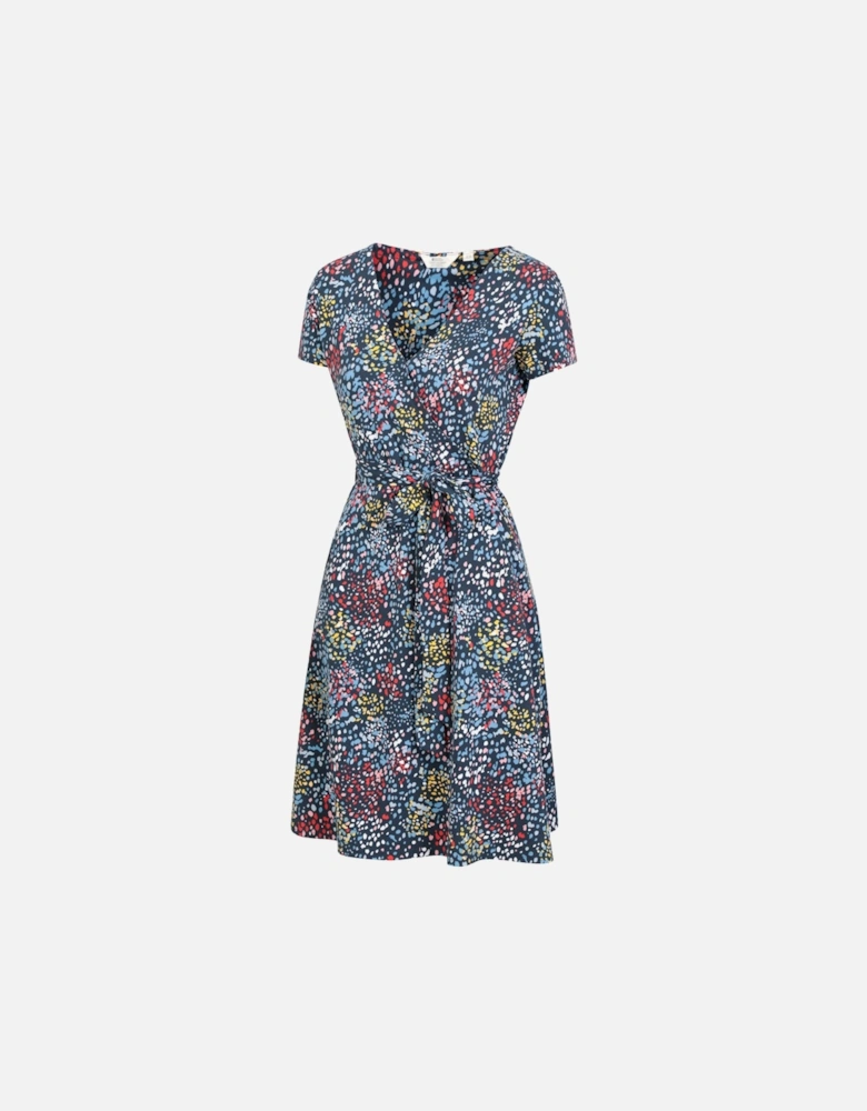Womens/Ladies Santorini Animal Print Jersey Wrap Dress