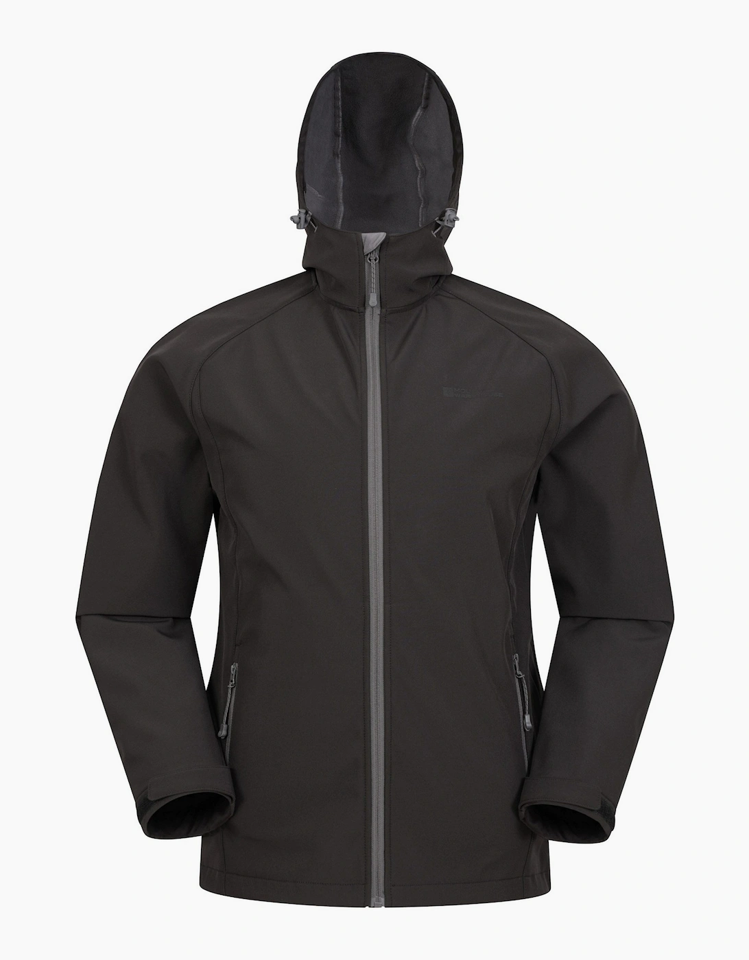 Mountain Warehouse Men's Black Exodus Waterproof Soft Shell Jacket - Size: Regular/36