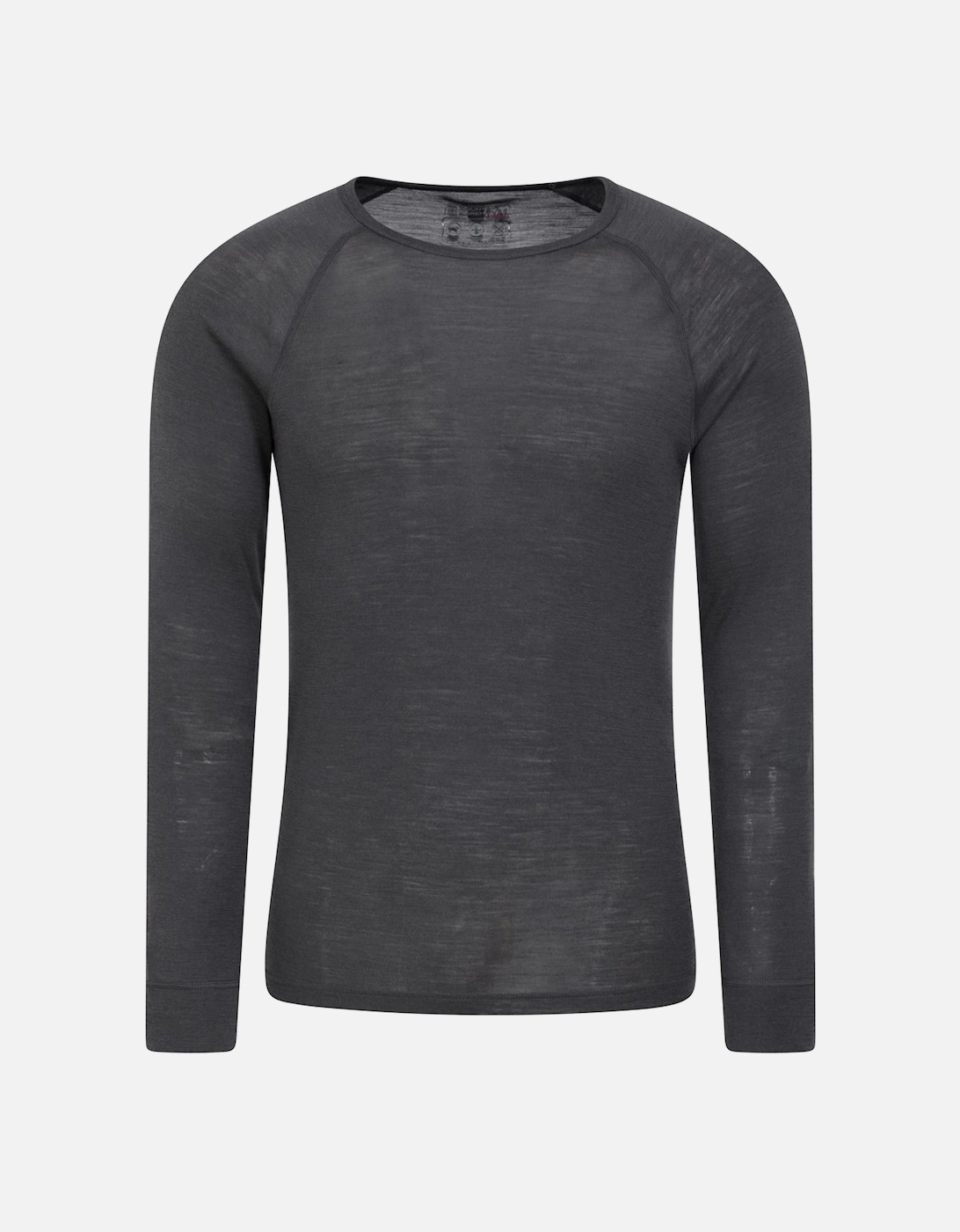 Mens Merino Wool Thermal Top, 4 of 3