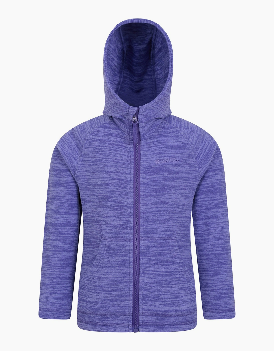 Mountain Warehouse Unisex Purple Childrens/ Snowdonia Ii Full Zip Hoodie - Size: 13 Years Kids