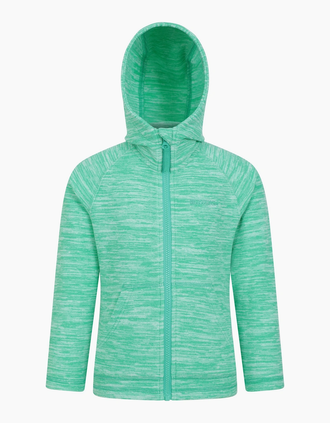 Mountain Warehouse Unisex Green Childrens/ Snowdonia Ii Full Zip Hoodie - Size 5 Years/6 Years Kids