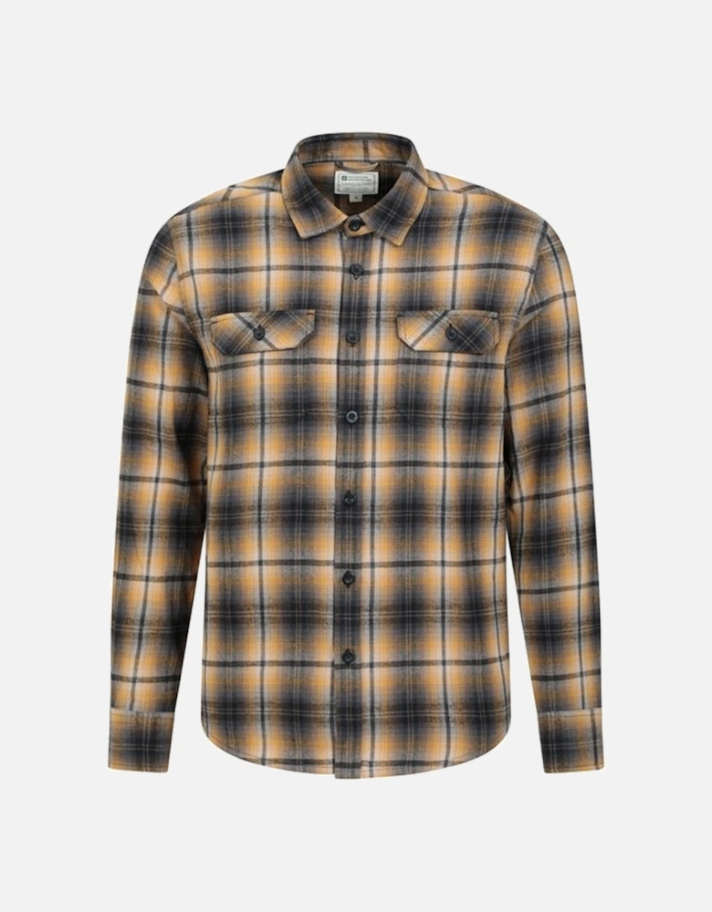 Mens Trace Flannel Long-Sleeved Shirt