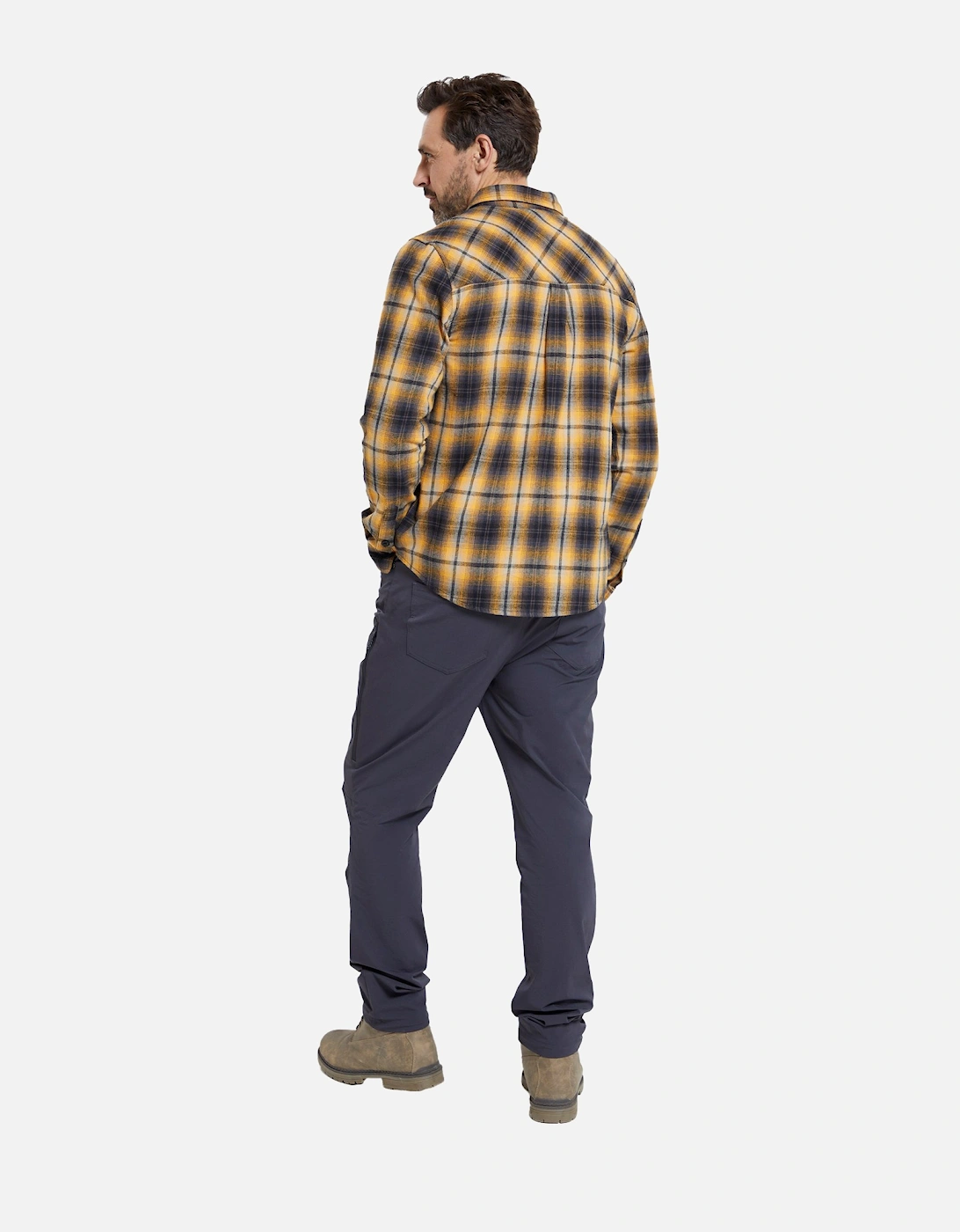 Mens Trace Flannel Long-Sleeved Shirt