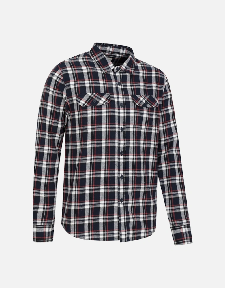 Mens Trace Flannel Long-Sleeved Shirt