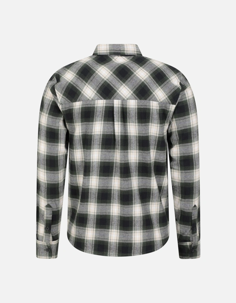 Mens Trace Flannel Long-Sleeved Shirt