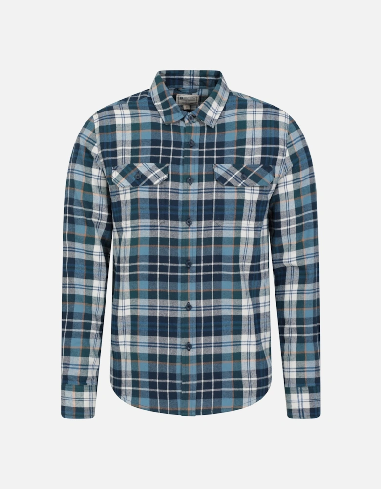 Mens Trace Flannel Long-Sleeved Shirt