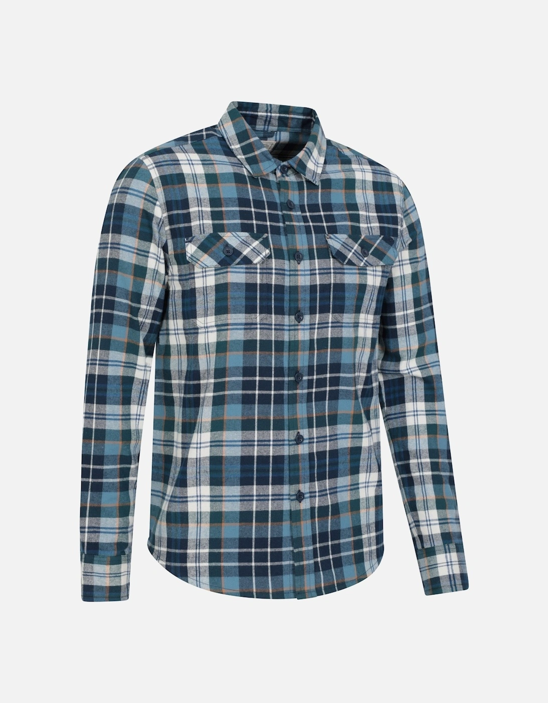 Mens Trace Flannel Long-Sleeved Shirt