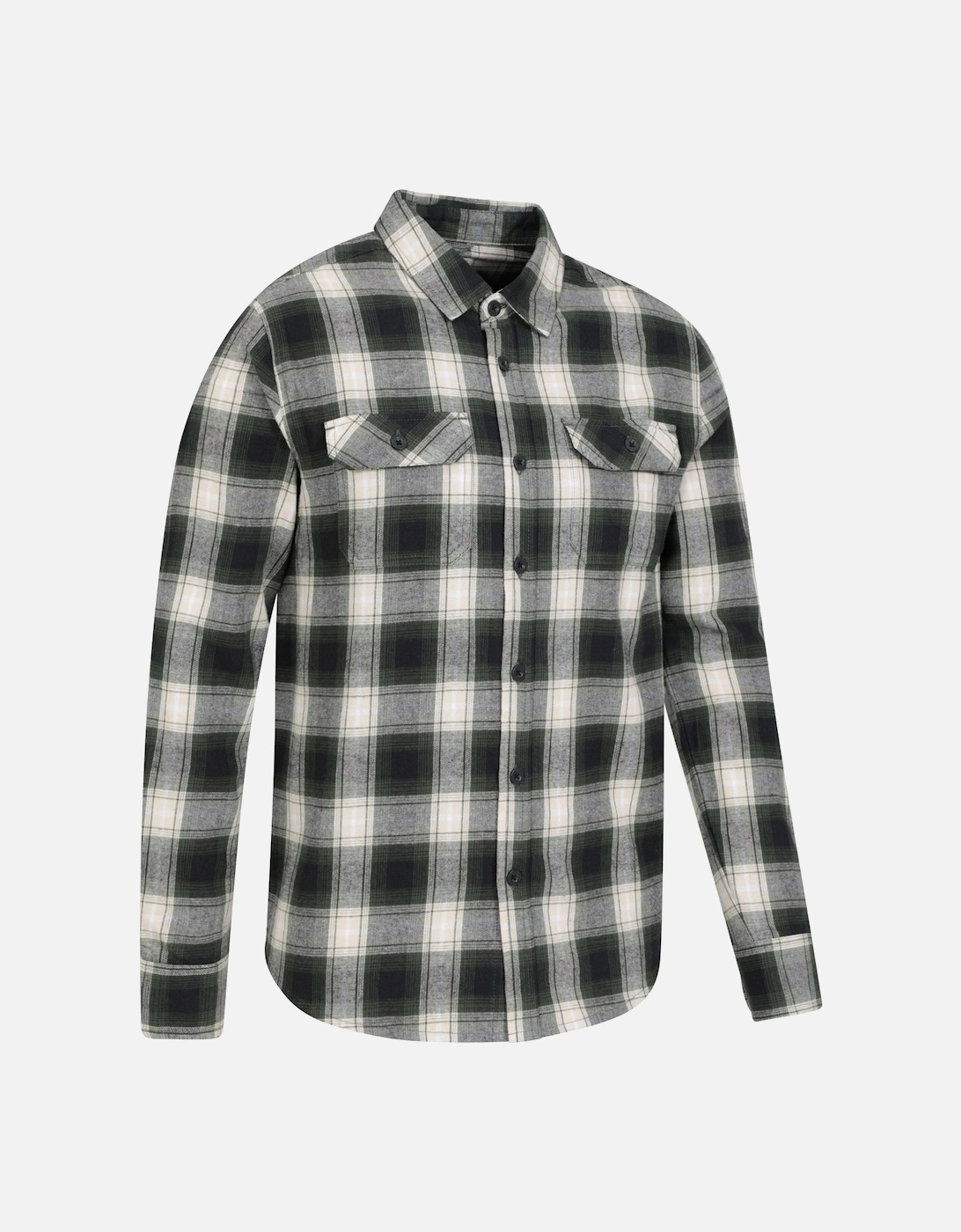 Mens Trace Flannel Long-Sleeved Shirt