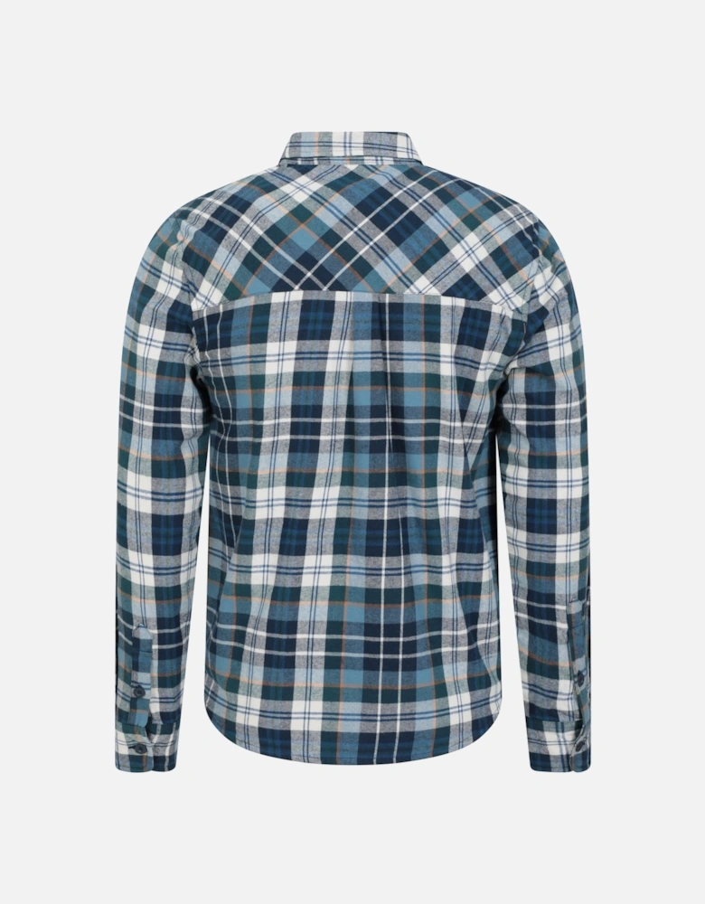 Mens Trace Flannel Long-Sleeved Shirt