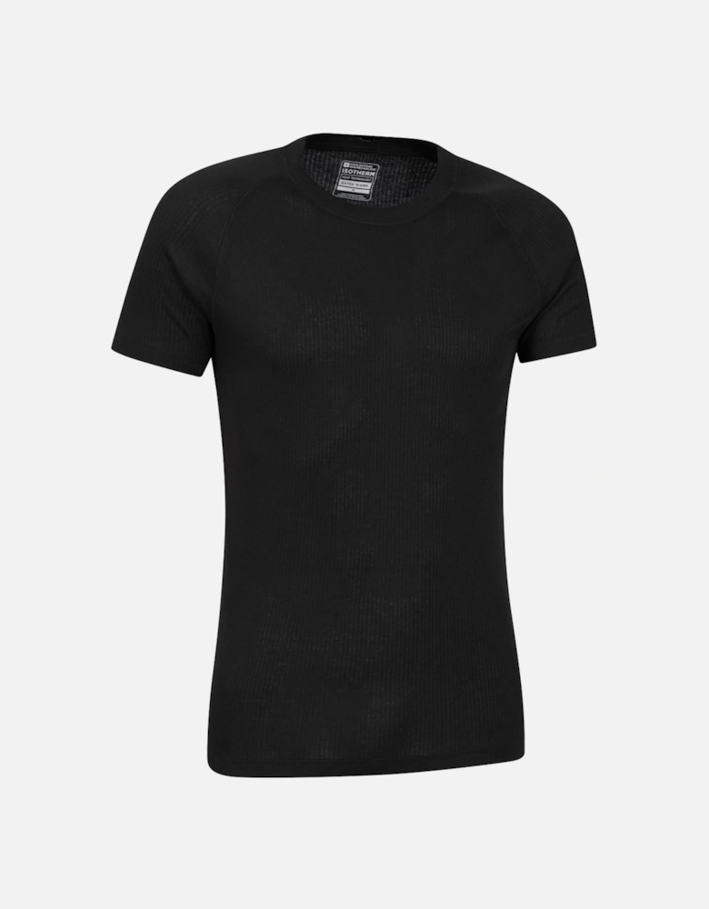 Mens Talus Round Neck Short-Sleeved Thermal Top