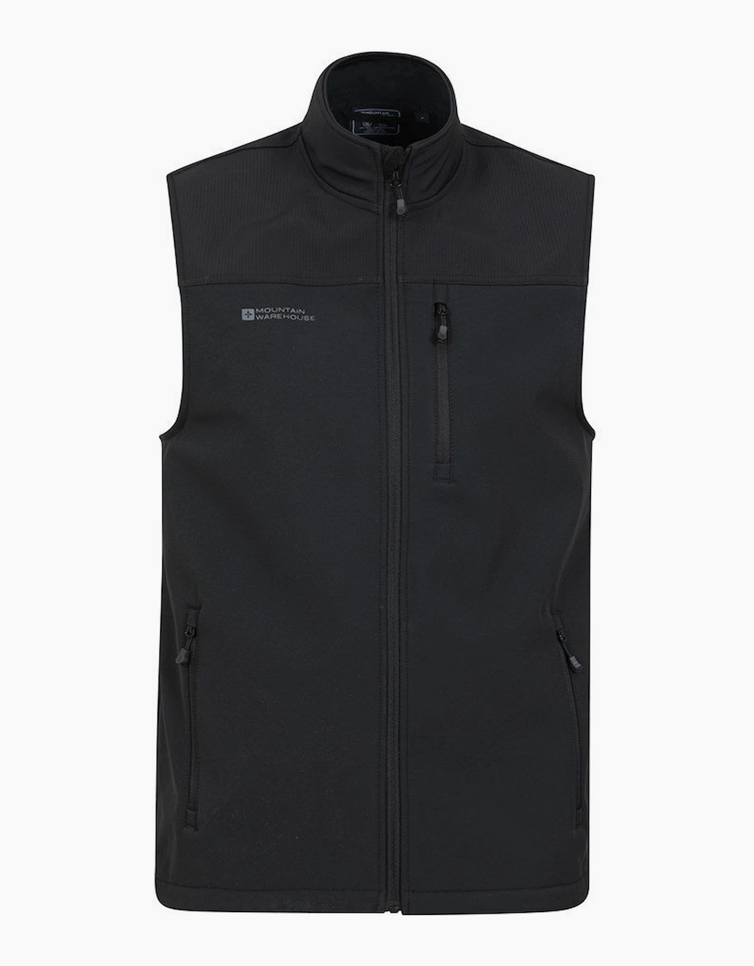 Mountain Warehouse Men's Black Grasmere Gilet - Size: Regular/36
