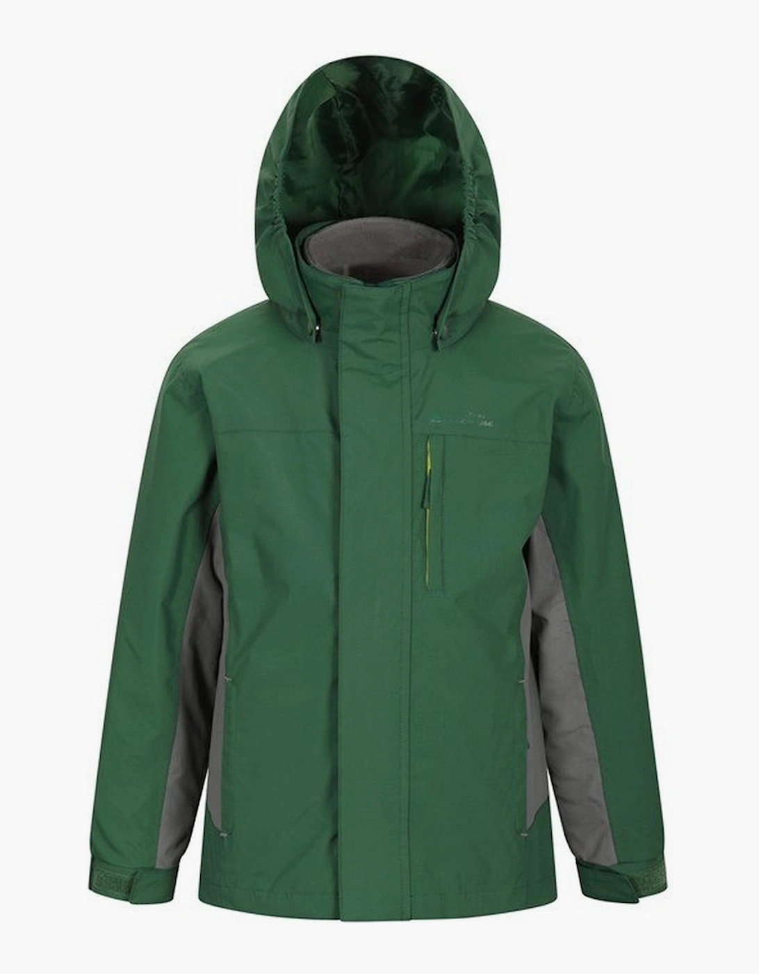 Mountain Warehouse Unisex Green Childrens/ Cannonball 3  1 Waterproof Jacket - Size 3 Years/4 Years Kids