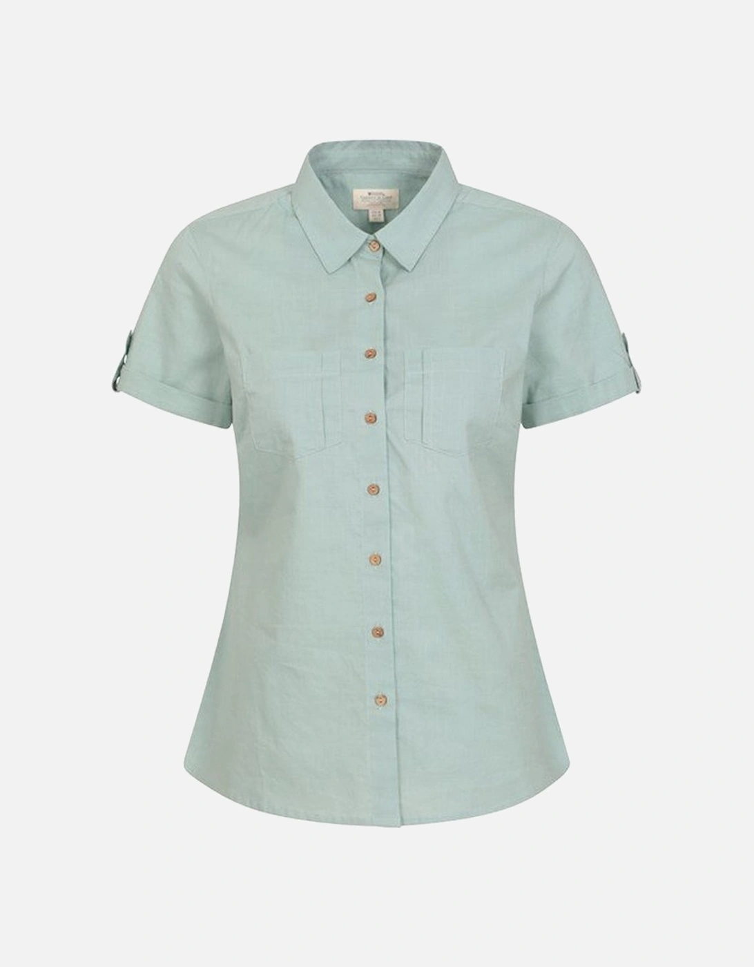 Womens/Ladies Coconut Short-Sleeved Shirt, 6 of 5