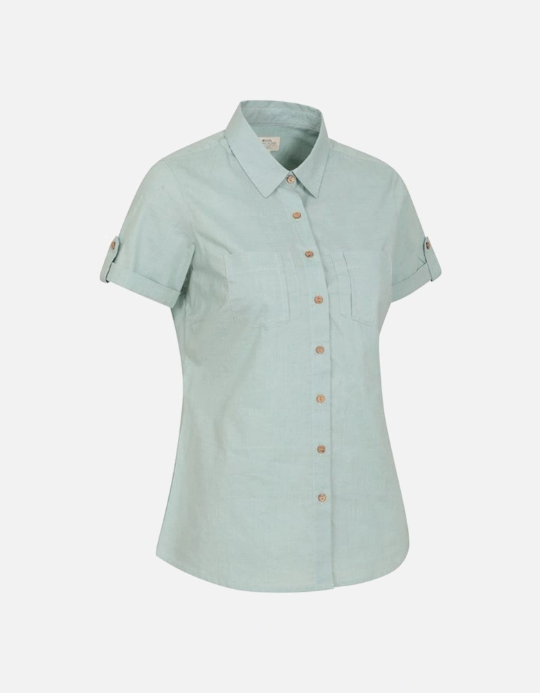 Womens/Ladies Coconut Short-Sleeved Shirt