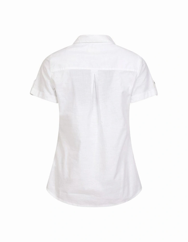 Womens/Ladies Coconut Short-Sleeved Shirt