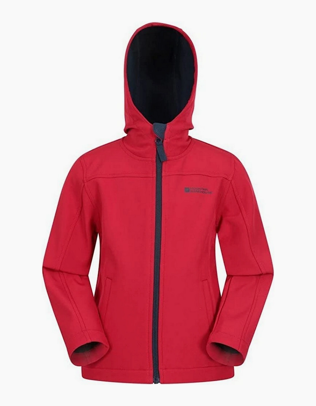 Mountain Warehouse Unisex Red Childrens/ Exodus Water Resistant Soft Shell Jacket - Size: 9 Years/10 Years Kids