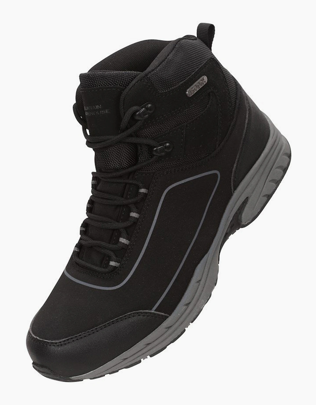 Mountain Warehouse Men's Black/Grey Ramble Softshell Walking Boots - Size: 11
