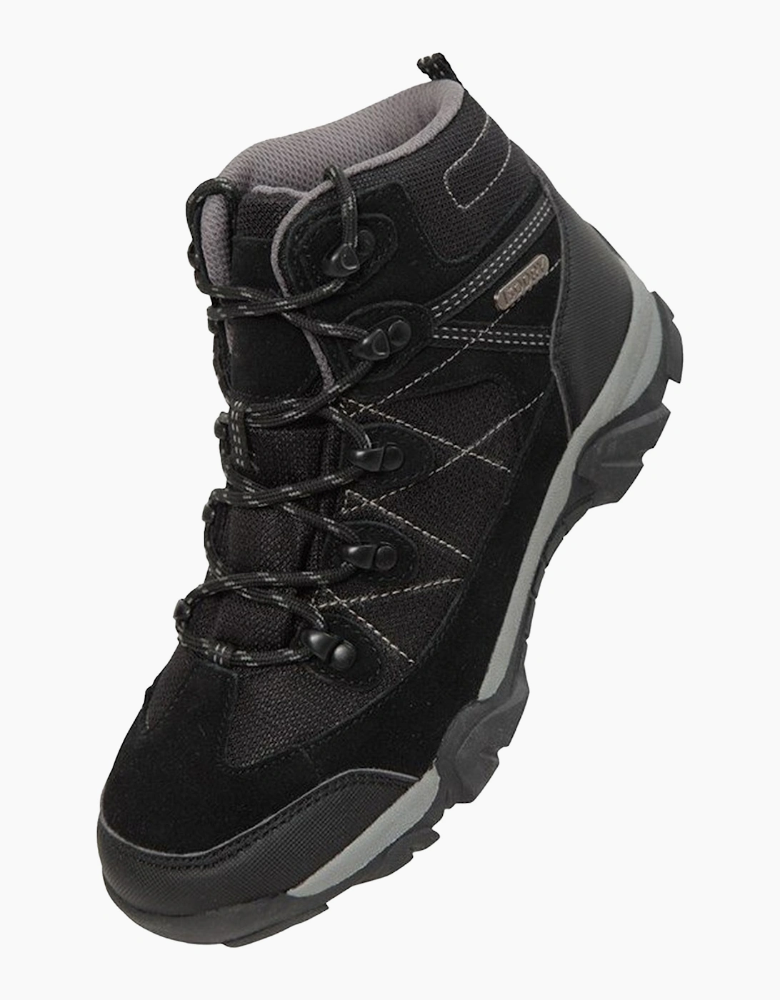 Mountain Warehouse Girls Black  Childrens/ Trail Suede Walking Boots - Size 2 UK Kids