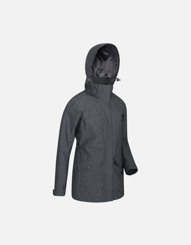 Womens/Ladies Shore Textured Waterproof Jacket