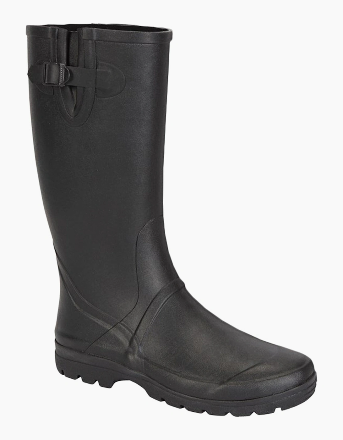Mountain Warehouse Men's Black Rubber Wellington Boots - Size 12