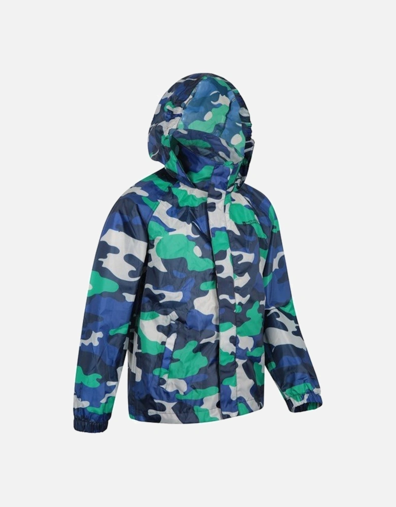 Childrens/Kids Pakka Camo Waterproof Jacket