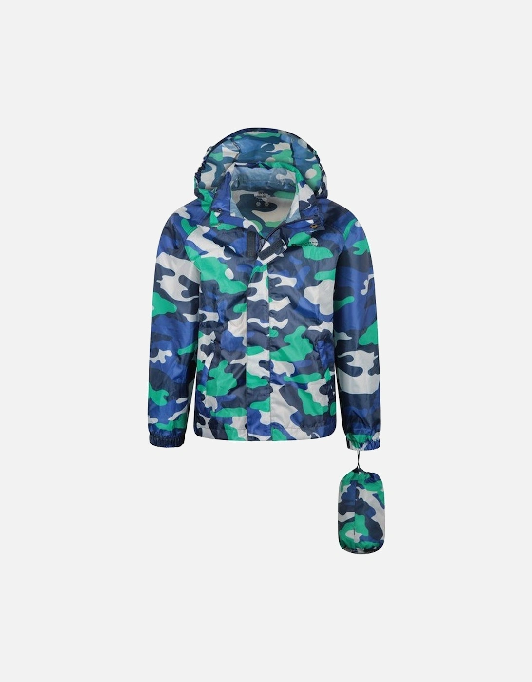 Childrens/Kids Pakka Camo Waterproof Jacket