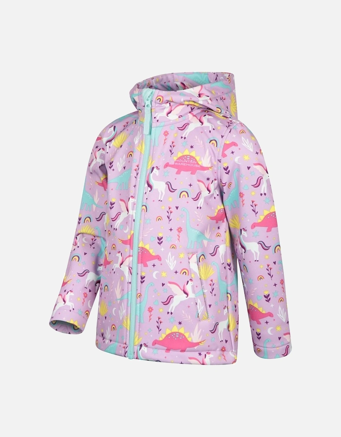 Childrens/Kids Exodus Unicorn Wind Resistant Soft Shell Jacket