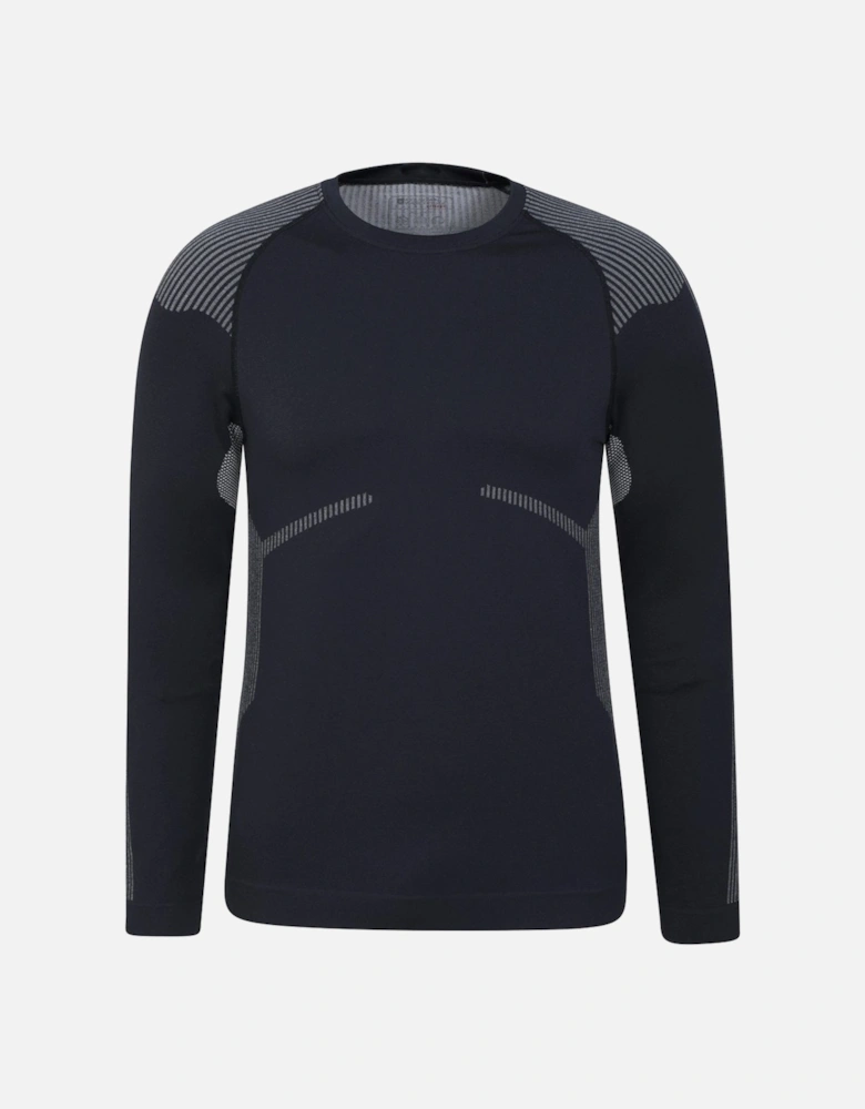 Mens Freestyle Seamless Round Neck Base Layer Top