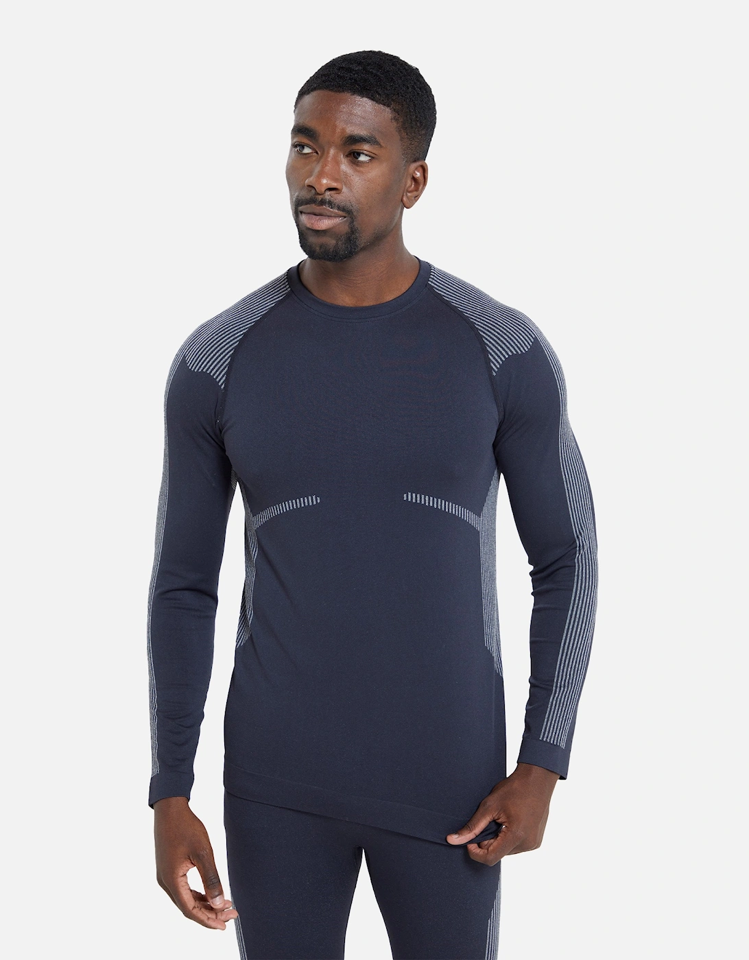 Mens Freestyle Seamless Round Neck Base Layer Top