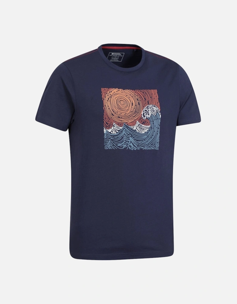 Mens Tidal Wave Organic Cotton T-Shirt