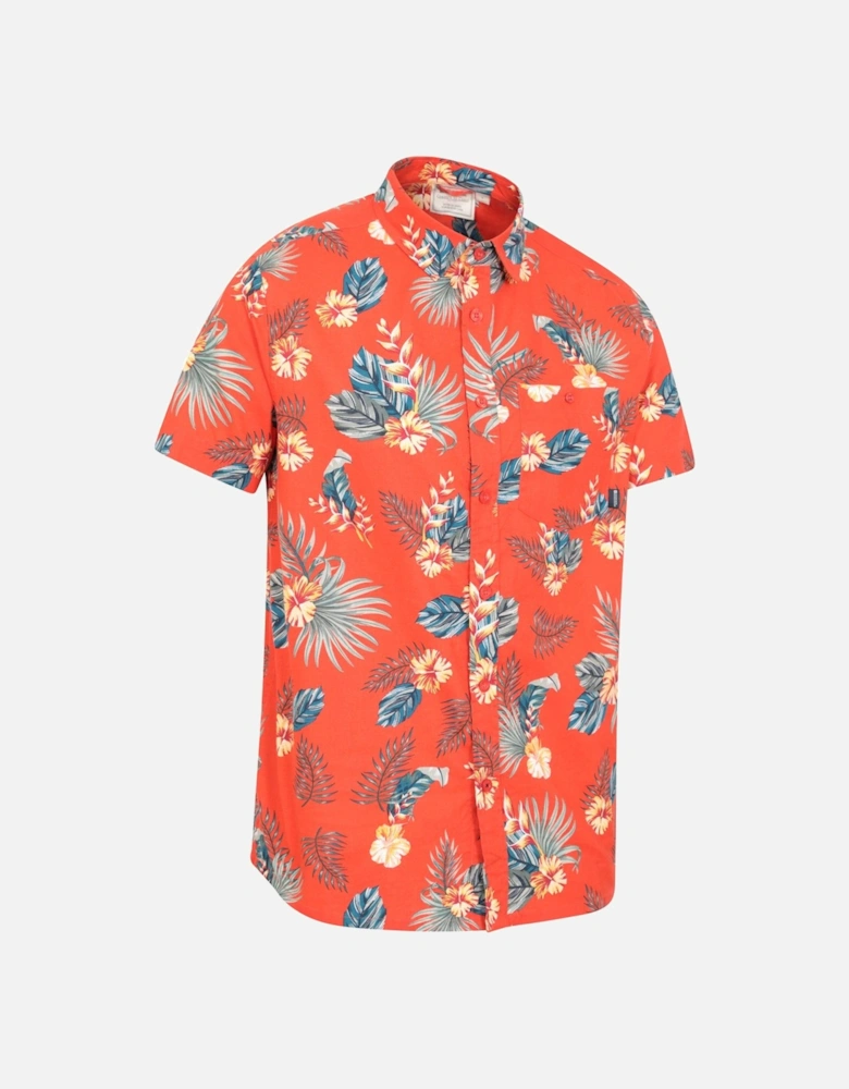 Mens Hawaiian Short-Sleeved Shirt