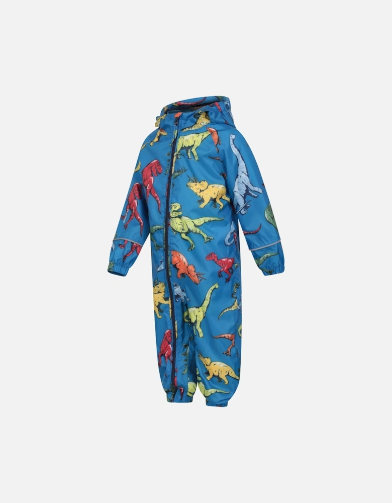 Childrens/Kids Puddle Dinosaur Rain Suit
