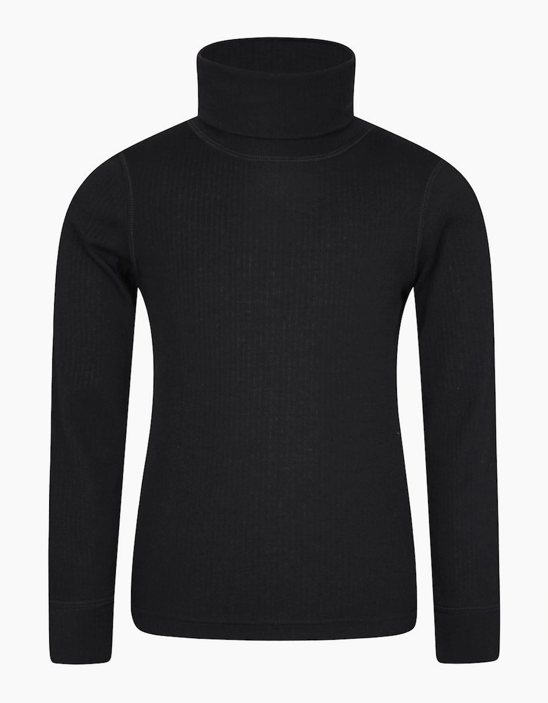 Mountain Warehouse Mountain Warehouse Childrens/Kids Talus Roll Neck Long-Sleeved Top - Black