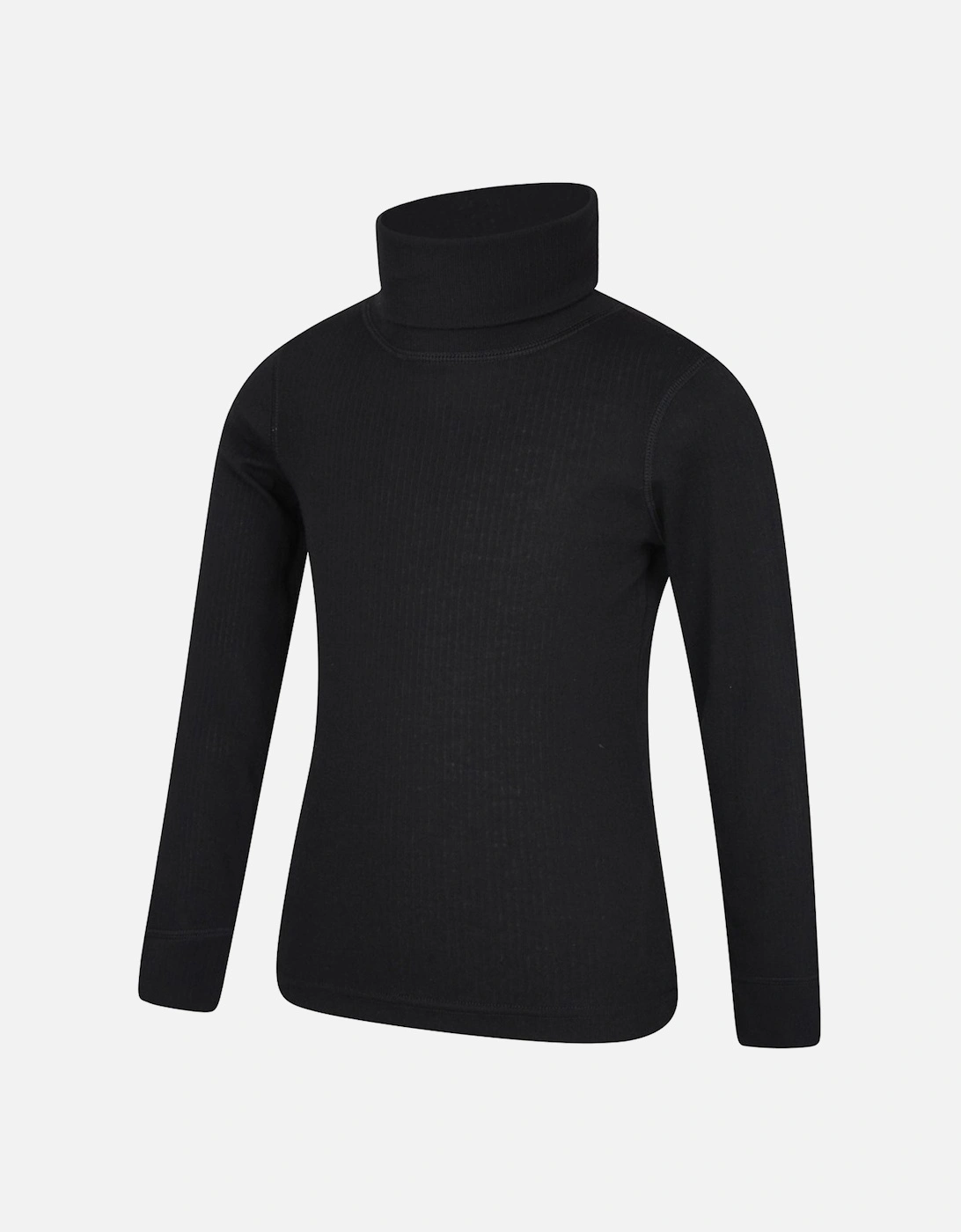 Childrens/Kids Talus Roll Neck Long-Sleeved Top