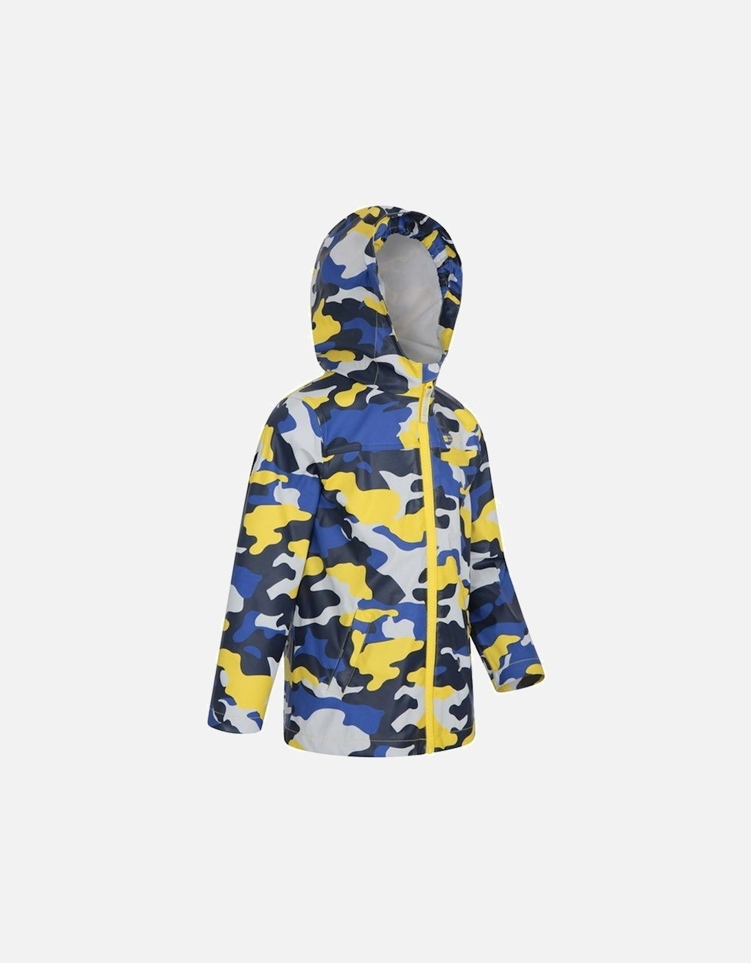 Childrens/Kids Raindrop Camo Waterproof Jacket And Trousers Set