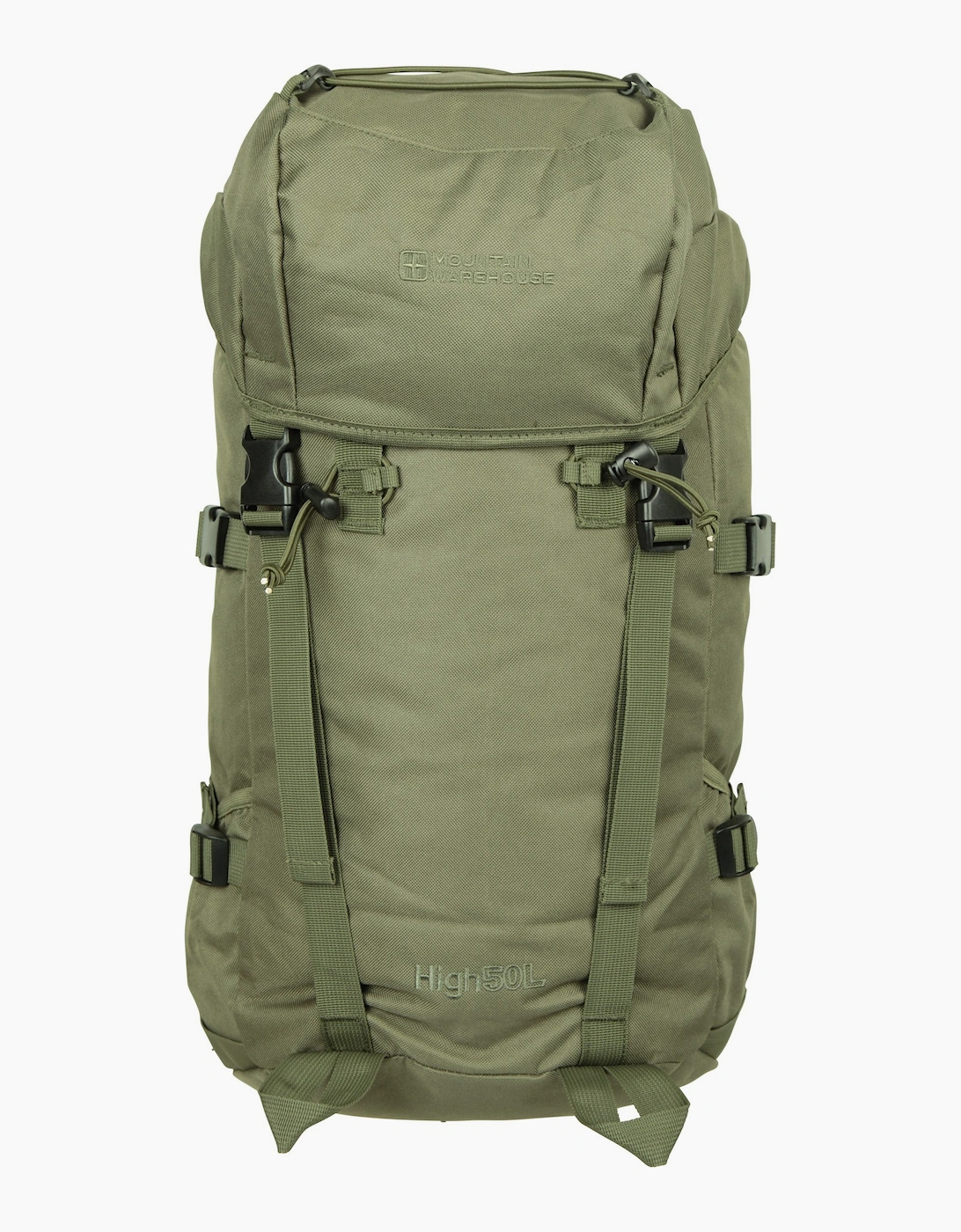 Mountain Warehouse Unisex Green High 50L Backpack - Size: One Size