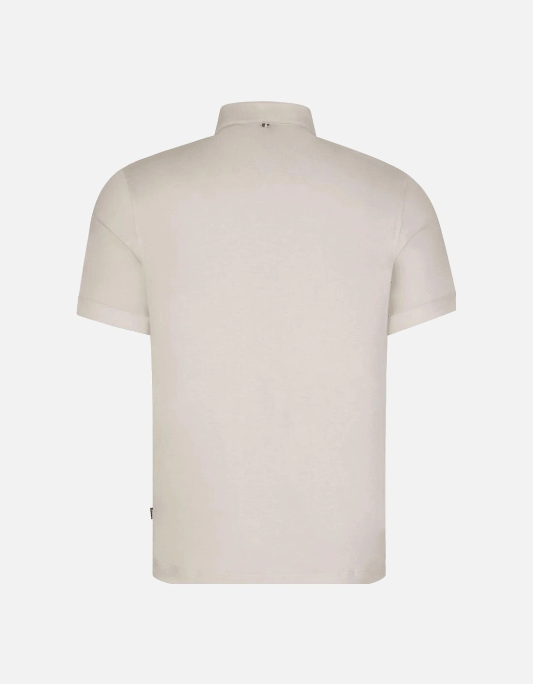 Press 53 Mercerized Cotton Cream Polo Shirt