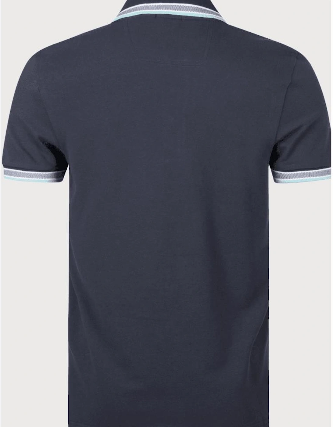 Paddy Collar Design Navy Polo Shirt