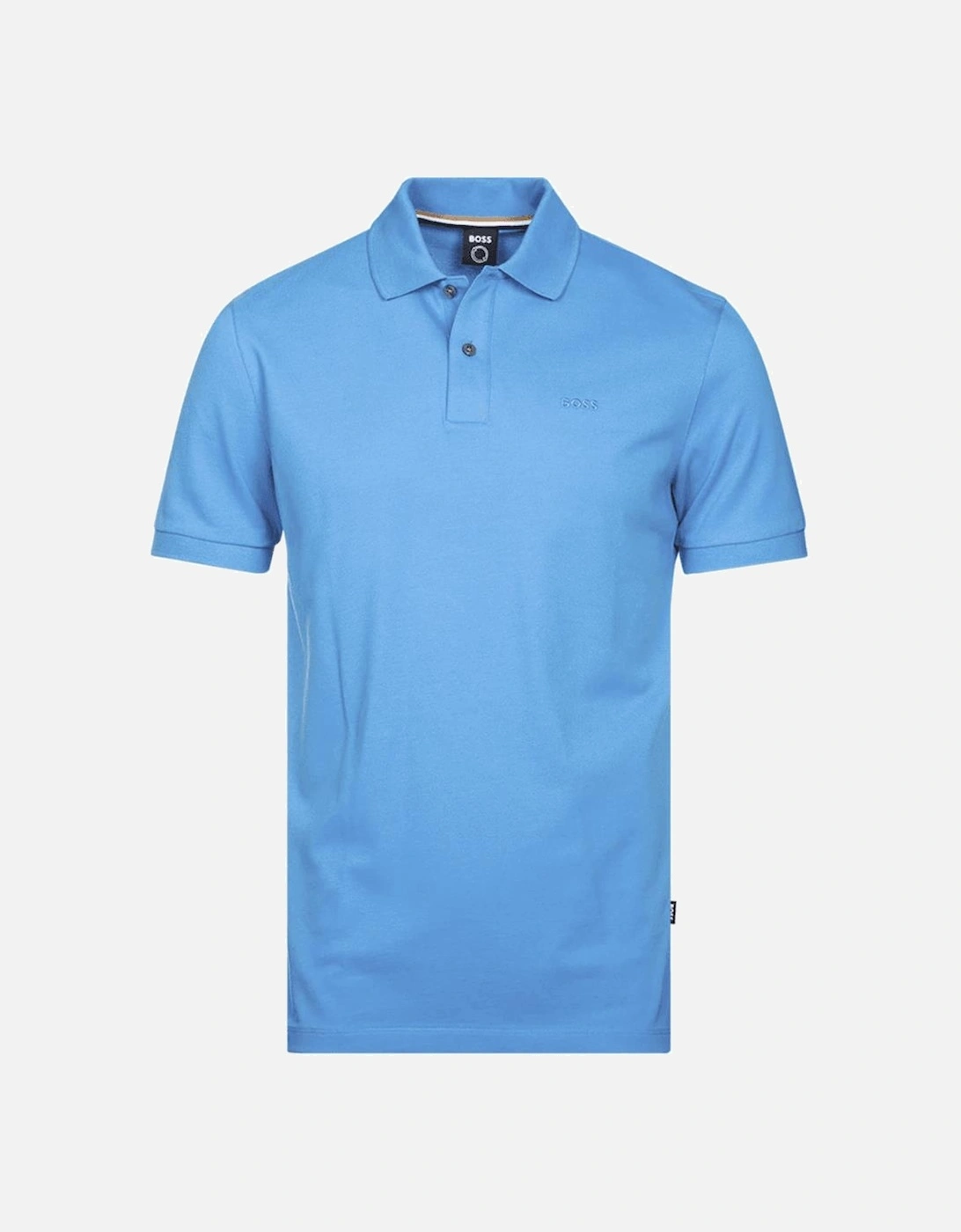 Pallas Cotton Aqua Blue Polo Shirt, 4 of 3