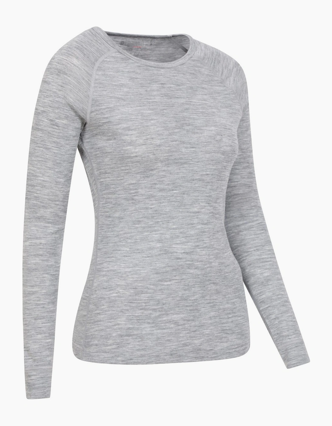 Mountain Warehouse Women's Grey / Merino Ii Thermal Top - Size 8