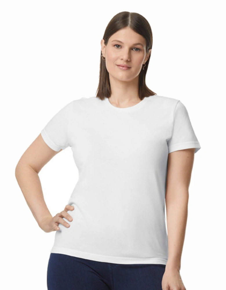 Womens/Ladies Softstyle Plain Midweight T-Shirt