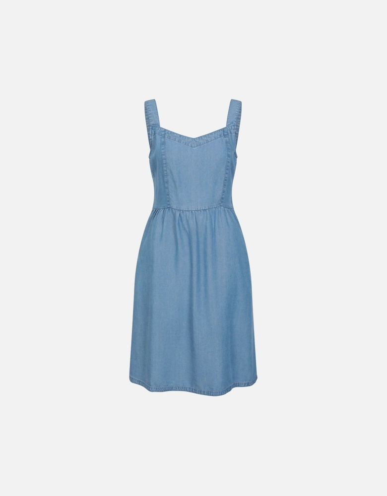 Womens/Ladies Summer Time Chambray Midi Dress